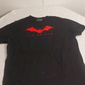 Batman Black and Red Short Sleeve Tee